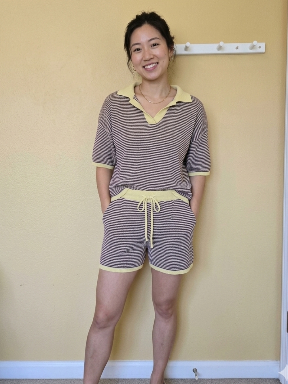 Striped Knit 2 PIECE SET